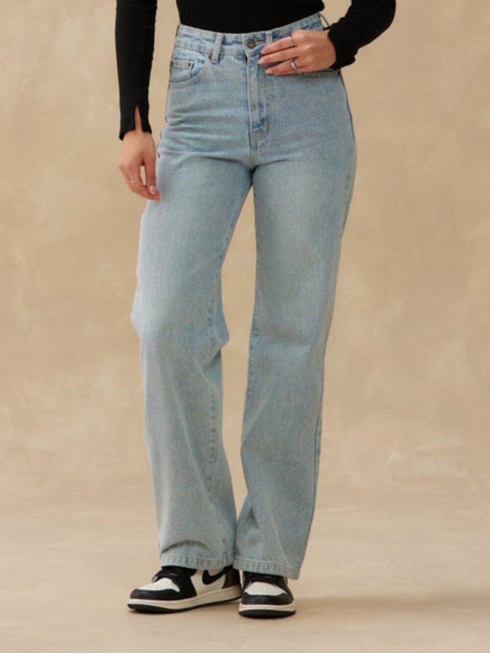 Kuwalla High Rise Wide Leg Jeans Blue Size 30